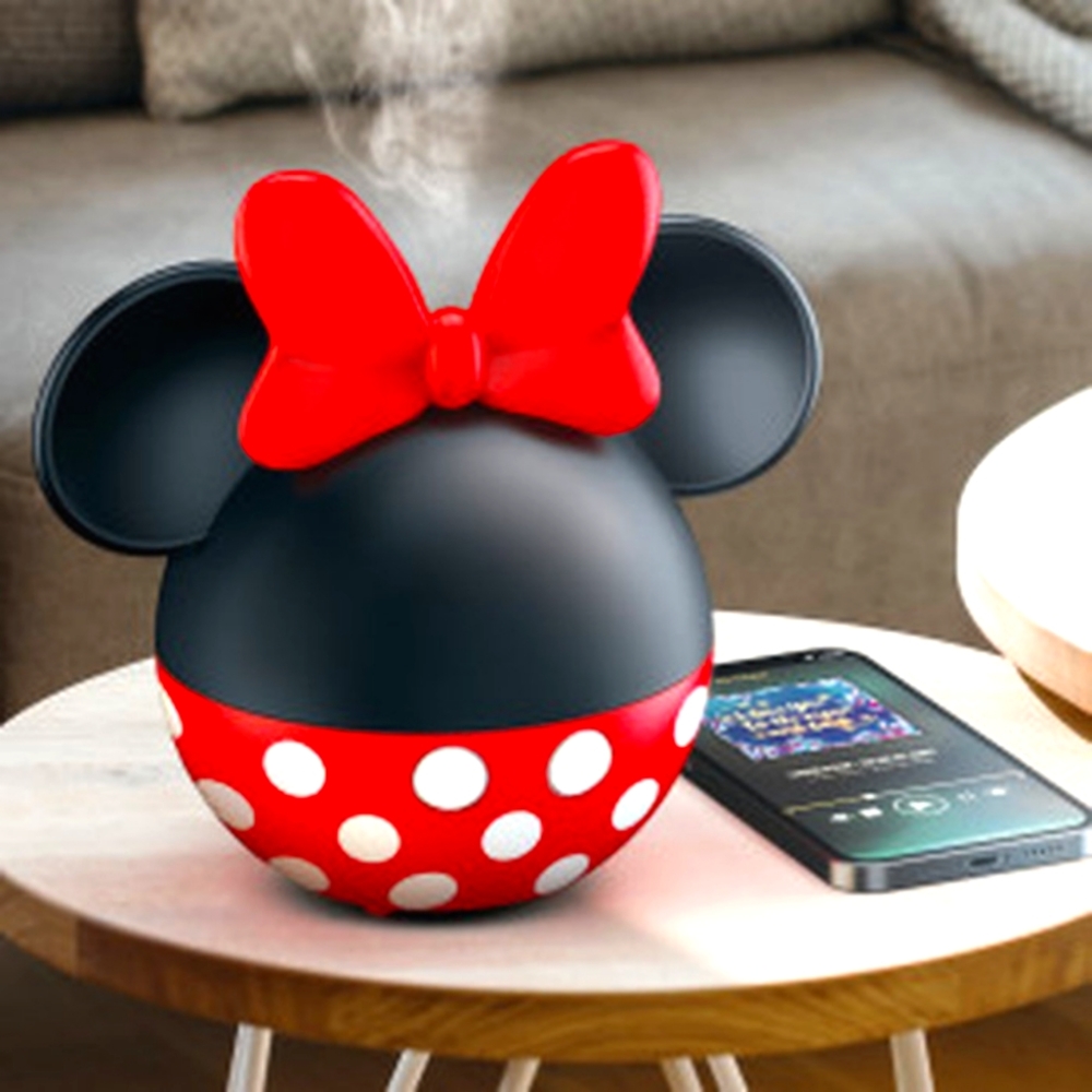 Minnie Mouse Ultrasonic Aroma Diffuser with Bluetooth Speaker NIB